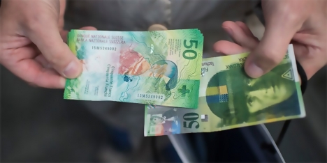 Nouveau billet de 50 francs suisses